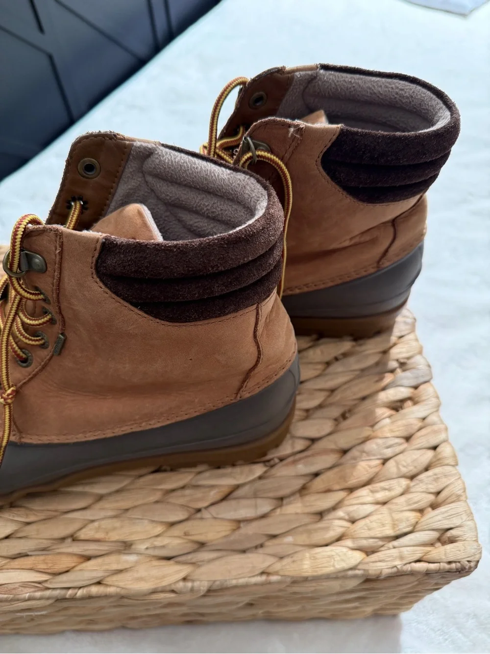 Sperry Men's Avenue Duck Boots Tan Brown Waterproof Size 9.5M STS12126